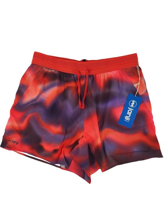 Janji Other - NEW Janji Men's 5" AFO Middle Short Cherry Funk Hyperlight Shell W/ Liner Sz M